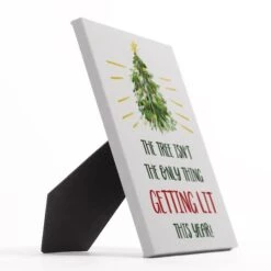Getting Lit Xmas Tree 8x10 Tabletop Canvas 5 Getting Lit Xmas Tree 8x10 Tabletop Canvas -Northlight Sale Store D518181S 2