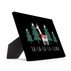 Caroling Llama 10x8 Tabletop Canvas -Northlight Sale Store D518186S 2