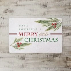 Have A Merry Little Christmas Floor Mat -Northlight Sale Store D518194S 2