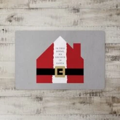 This House Believes 27x18 Floor Mat -Northlight Sale Store D518209S 2