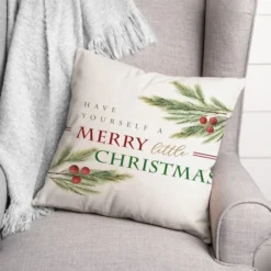 Have Merry Little Christmas Throw Pillow 5 Have Merry Little Christmas Throw Pillow -Northlight Sale Store D518213S 2