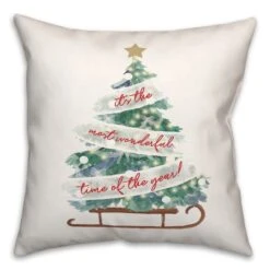 Most Wonderful Tree 18x18 Throw Pillow -Northlight Sale Store D518230S 2