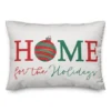 Home For Holidays Ornament 14x20 Throw Pillow