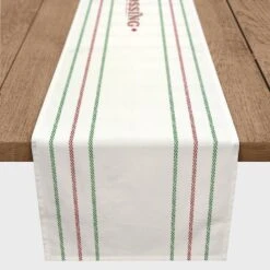 Santas Sleigh Crossing Poly Twill Table Runner -Northlight Sale Store D518250S 2