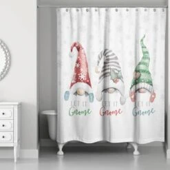 Let It Gnome Shower Curtain