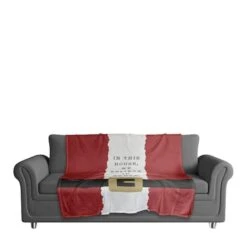 This House Believes 50x60 Coral Fleece Blanket -Northlight Sale Store D518276S 3