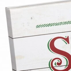 Santas Sleigh Crossing Wood 36x12 Canvas Wall Art -Northlight Sale Store D518282S 3