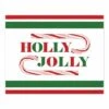 Holly Jolly Candy Cane 10x8 Tabletop Canvas