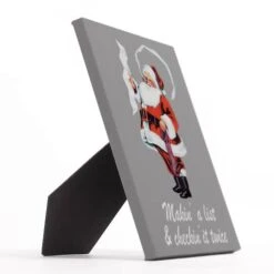 Santa Checking It Twice 8x10 Tabletop Canvas -Northlight Sale Store D518295S 2