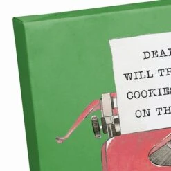 Christmas Typewriter Canvas Wall Art -Northlight Sale Store D518300S 3