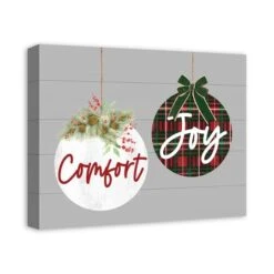 Comfort And Joy Ornaments 20x16 Canvas Wall Art 8 Comfort And Joy Ornaments 20x16 Canvas Wall Art -Northlight Sale Store D518308S 2