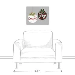 Comfort And Joy Ornaments 20x16 Canvas Wall Art 10 Comfort And Joy Ornaments 20x16 Canvas Wall Art -Northlight Sale Store D518308S 4