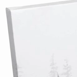 Black White Watercolor Trees 16x20 Canvas Wall Art -Northlight Sale Store D518326S 3