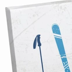 Let It Snow Skis 36x12 Canvas Wall Art 9 Let It Snow Skis 36x12 Canvas Wall Art -Northlight Sale Store D518335S 3