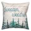 Sweater Weather Trees18x18 Throw Pillow