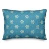 Simple Snowflakes14x20 Throw Pillow