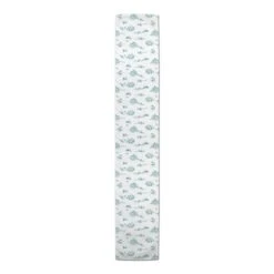 Snowy Town Teal 16x72 Poly Twill Table Runner 7 Snowy Town Teal 16x72 Poly Twill Table Runner -Northlight Sale Store D518385S 3