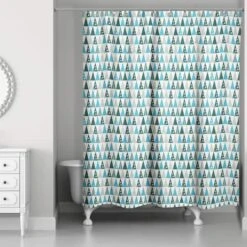 Cool Tree Pattern Shower Curtain -Northlight Sale Store D518388S 2