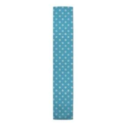 Simple Snowflake Blue 16x90 Poly Twill Table Runner -Northlight Sale Store D518403S 3