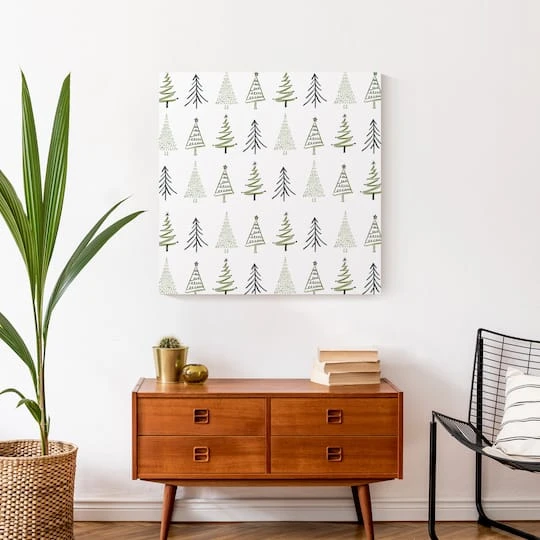 Tree Mat 24x24 Canvas Wall Art 5 Tree Mat 24x24 Canvas Wall Art - Image 5