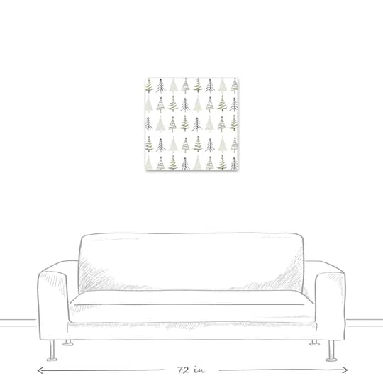 Tree Mat 24x24 Canvas Wall Art 6 Tree Mat 24x24 Canvas Wall Art - Image 6