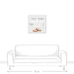 Christmas Cookies Santa Canvas Wall Art -Northlight Sale Store D518450S 5