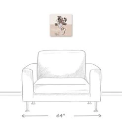 Christmas Dog Canvas Wall Art -Northlight Sale Store D518452S 5
