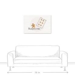 The Gingerbread Man 24x36 Canvas Wall Art -Northlight Sale Store D518454S 5