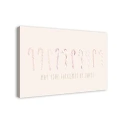 May Your Christmases Be Sweet Canvas Wall Art -Northlight Sale Store D518455S 2