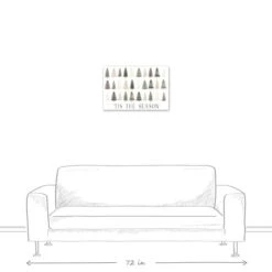 Tis The Season 30x20 Canvas Wall Art 11 Tis The Season 30x20 Canvas Wall Art -Northlight Sale Store D518458S 5