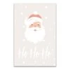 Ho Ho Ho Santa 20x30 Canvas Wall Art
