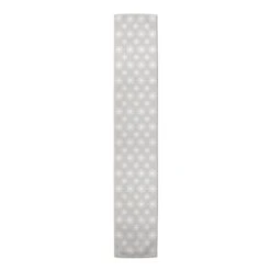 Neutral Snow Flakes 16x72 Poly Twill Table Runner 7 Neutral Snow Flakes 16x72 Poly Twill Table Runner -Northlight Sale Store D518491S 3