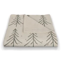 Tree Winter Snow 50x60 Coral Fleece Blanket -Northlight Sale Store D518504S 2