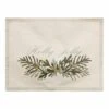 Holly Jolly Greenery 18x14 Poly Twill Placemat