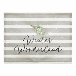 Winter Wonderland 18x14 Poly Twill Placemat