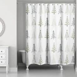 Snow Globe Shower Curtain