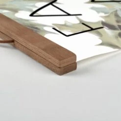 Fa La La La 12x18 Teak Hanging Canvas -Northlight Sale Store D518553S 2