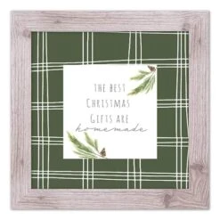 Designs Direct 16" X 16" Homemade Gifts Western White Framed Print