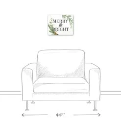 Merry And Bright 14x11 Canvas Wall Art 11 Merry And Bright 14x11 Canvas Wall Art -Northlight Sale Store D518556S 5