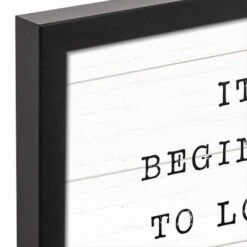 Look Like Christmas Canvas Wall Art In Black Frame 8 Look Like Christmas Canvas Wall Art In Black Frame -Northlight Sale Store D518560S 3