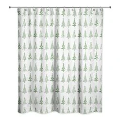 Doodle Tree Shower Curtain