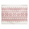 Knit Snowflakes 18x14 Cotton Twill Placemat