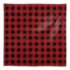 Red Black Buffalo Check 58x58 Tablecloth
