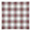 Red Gray Plaid 10x10 Cotton Twill Napkin