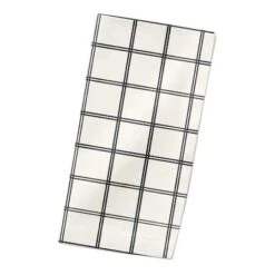 Designs Direct Merry Christmas Grid 10" X 10" Cotton Twill Napkin -Northlight Sale Store D518593S 2