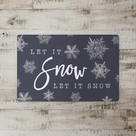 Let It Snow 27x18 Floor Mat 3 Let It Snow 27x18 Floor Mat - Image 3