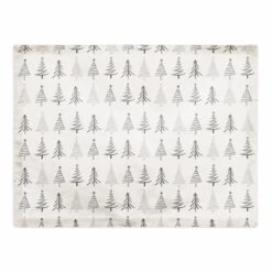 Designs Direct Christmas Trees 18" X 14" Cotton Twill Placemat