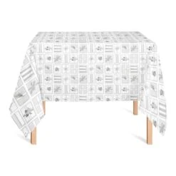 Silver Presents 58x58 Tablecloth -Northlight Sale Store D518626S 2