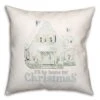 Home For Christmas Throw Pillow