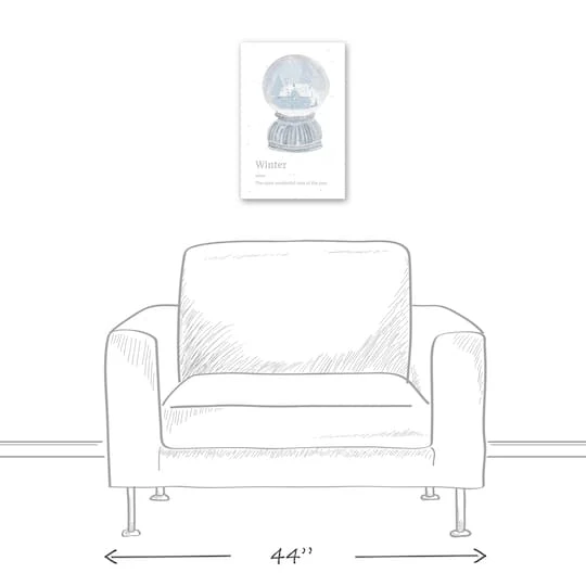 Winter Globe 12x18 Canvas Wall Art 6 Winter Globe 12x18 Canvas Wall Art - Image 6